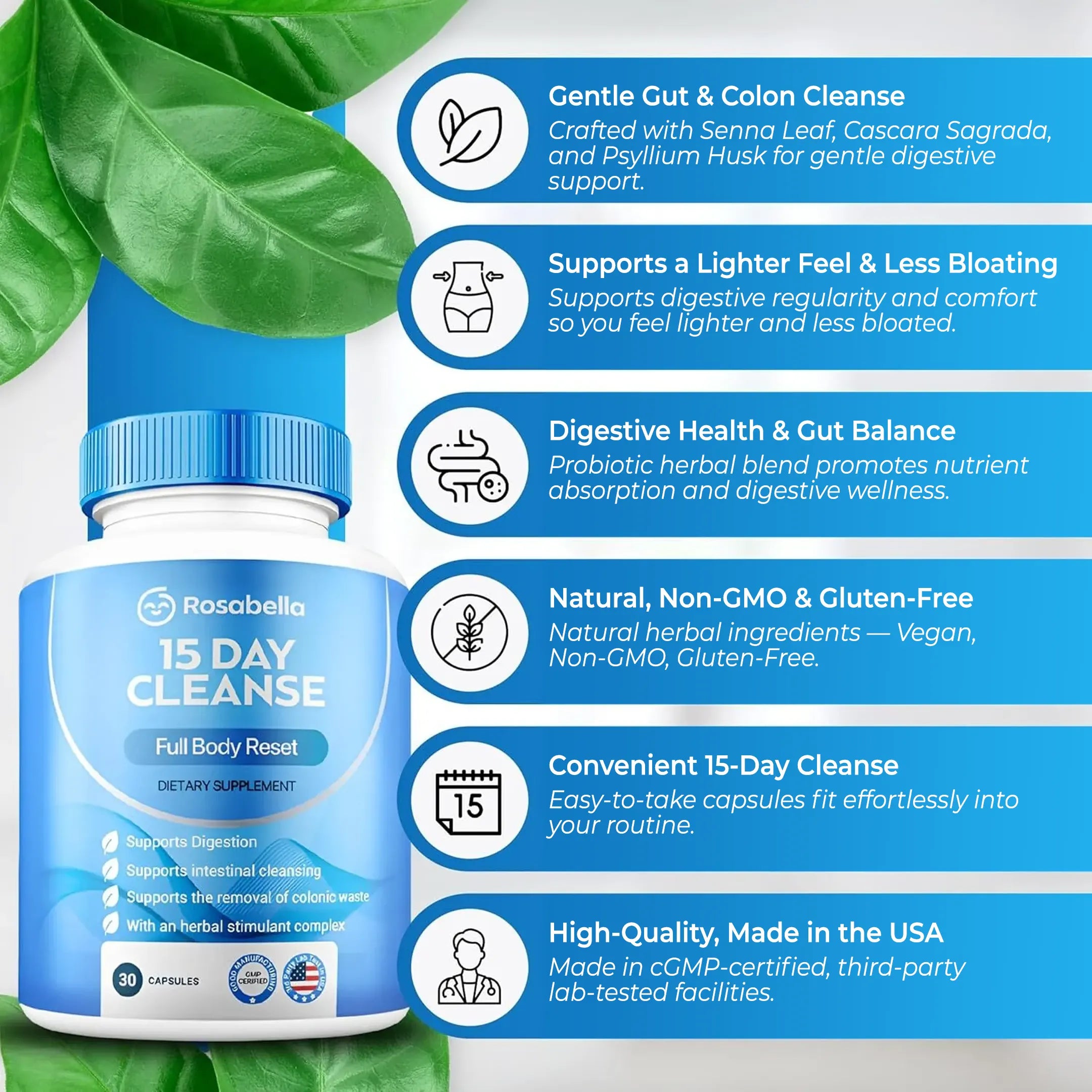 Rosabella 15 Day Colon Cleanse