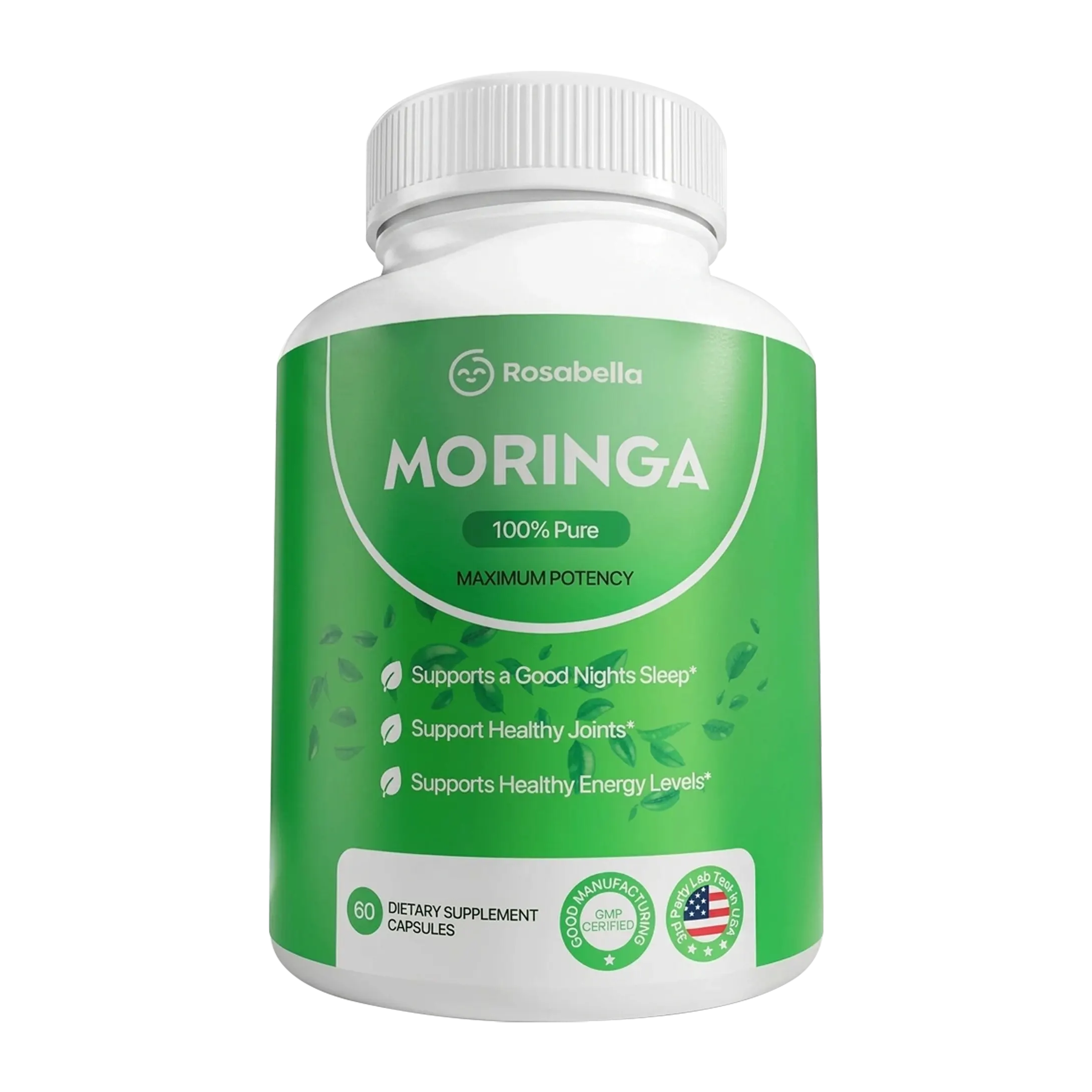 Rosabella Moringa Powder Capsules-