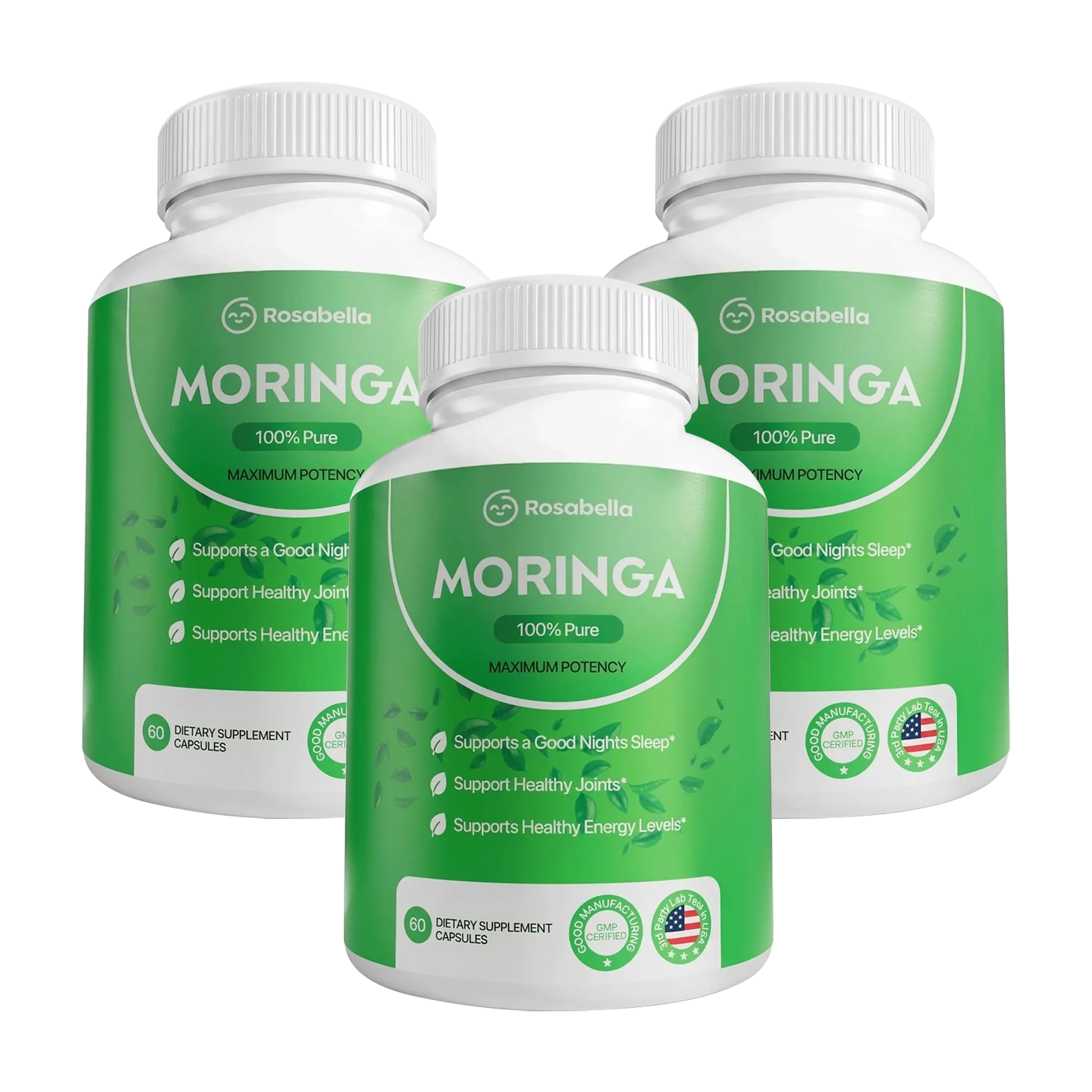 Rosabella Moringa Powder Capsules-